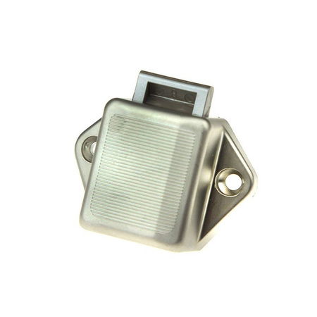 Push Lock vernickeltes Jachtschloss mit Ring und Knopf