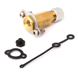 Kleiner versteckter Einfüllstutzen unter der Klappe M10