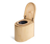 TROBOLO LunaBlœm - vorgeölte Trenntoilette aus Holz mit runder Front