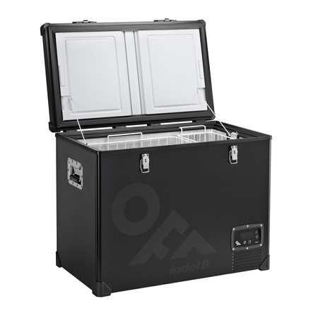 Indel B STEEL 97L Reisekühlschrank/Gefrierschrank - 12V/24V