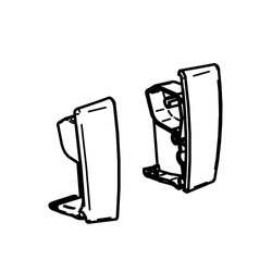 Thule Abdeckkappen für die Frontplatte anthrazit, Set 200g