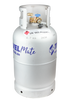 Alugas TravelMate 27,2 l (11 kg) Tankflasche aus Aluminium - mit Multiventil und 80-%-Füllstopp, für Wohnmobil