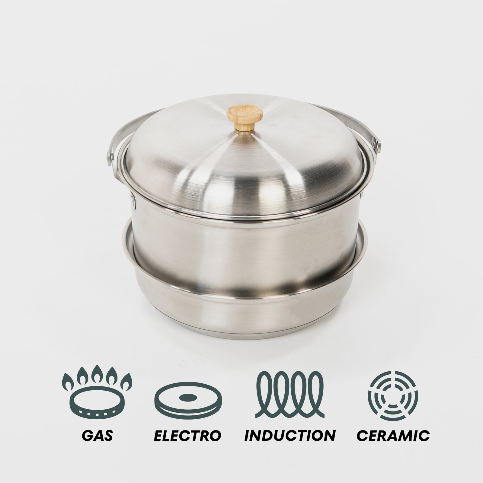 Set BOXIO COOK PLUS mit Kocher und Töpfen