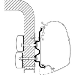 Adapter für Hymer Exsis / Hymer Camp bis Bj. 2011 zu TO Serie 5 und 8