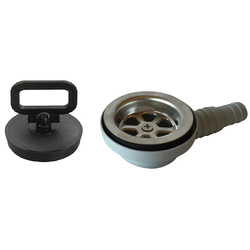 Ablaufarmatur gewinkelt