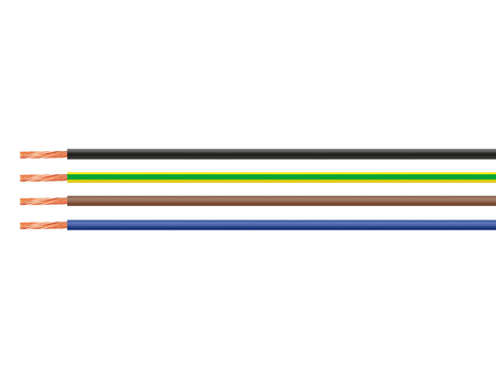 HELUKABEL H05V-K 1 x 1 mm² Einzelader schwarz 29113 - feindrähtige Cu-Litze, PVC-isoliert, 300/500 V