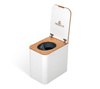 TROBOLO SilvaBlœm - Trenntoilette aus Holz, weiß