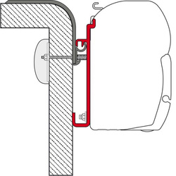 Markisenadapter Rapido für F45