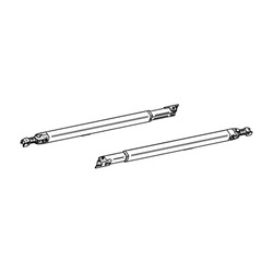 Thule Stützfuß 162 cm für Markise Omnistor 6300 mit 3,50-4,50 m Länge - Original-Ersatzteil 1500603332