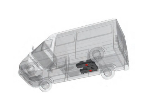 Aplast Unterflur-Abwassertank 75 l V3 - Fiat Ducato, Citroën Jumper, Peugeot Boxer ab 2018
