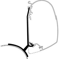 Adapter für Renault Trafic und Opel Vivaro zu Thule 4200 und Serie 5