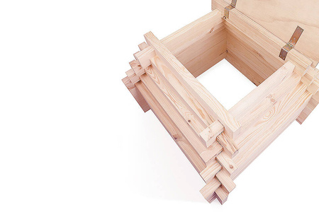 TROBOLO KersaBœm - Toilettenhäuschen aus Holz mit Trenntoilette mit 300 l Komposter