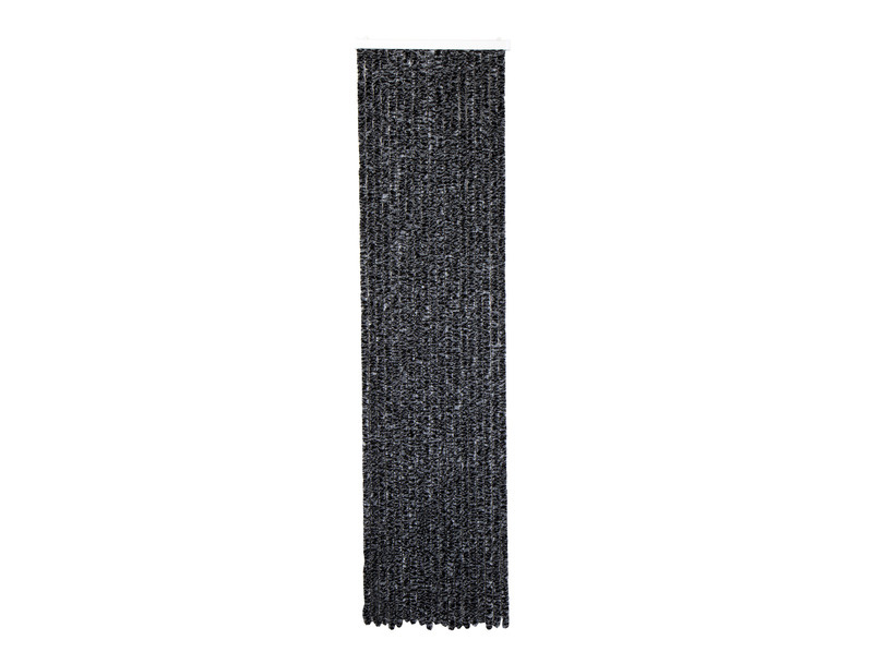Carbest Chenille Türvorhang 56 x 185 cm schwarz/grau