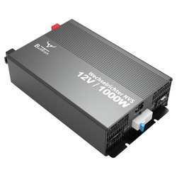 BullTron Wechselrichter Camping 1000 W IP20 Schwarz
