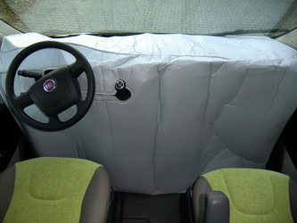 Thermoisolierung Fahrerhaus Fiat Ducato 2006-2014 - Carbest Matte für Armaturenbrett und Fußraum