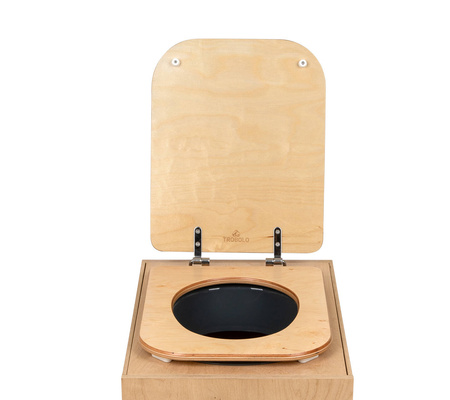 TROBOLO TeraBlœm Plus - Trenntoilette aus Holz als Bausatz mit 22 l Volumen