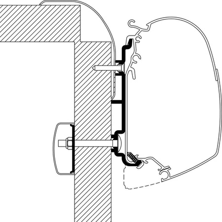 Adapter Frankia für TO Serie 5 und 8
