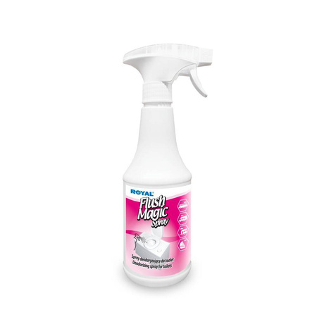 ROYAL Flush Magic Spray 500 ml - Deospray für das Toilettenbecken, erleichtert das Spülen