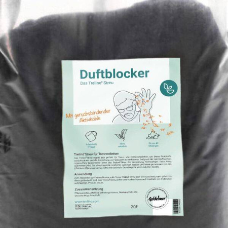 Trelino Premium Duftblocker Streu 20 l - Trenntoilette und Komposttoilette