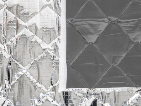 Thermoisolierung für Fenster zum Selbermachen - Carbest DIY Set, 7-lagiges Material 3,5 x 1,55 m, grau/silber