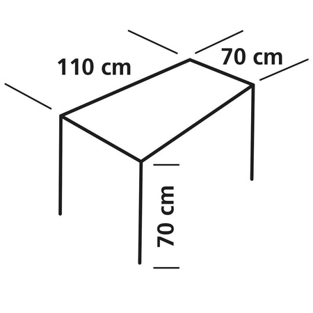 Bambus Rolltisch Chambery