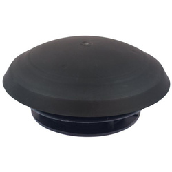 Dachlüfter 110 mit Fliegengitter, schwarz