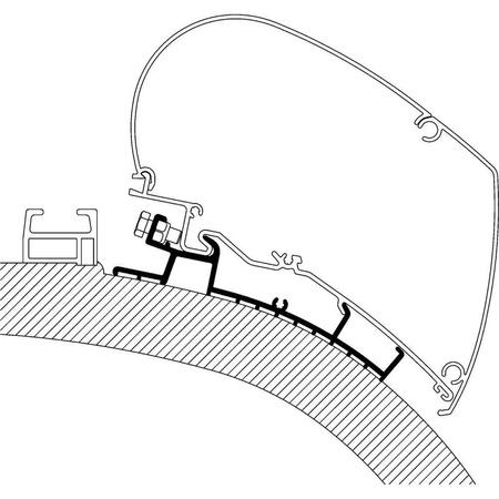 Adapter Carthago Chic bis Bj. 2014 zu TO Serie 6 und 9
