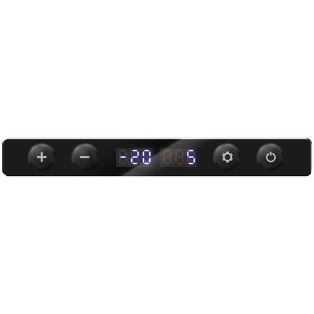 Yolco KL50D Einbau-Kompressorkühlschrank 44 l - Dual-Zone mit Gefrierfach, 12/24 V, Bluetooth, für Wohnmobil