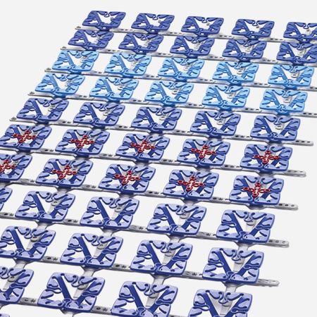 Froli Star Mobil Bettsystem für ca. 90/100 x 200 cm - 60 Federn standard und 12 soft, für Wohnmobil und Wohnwagen