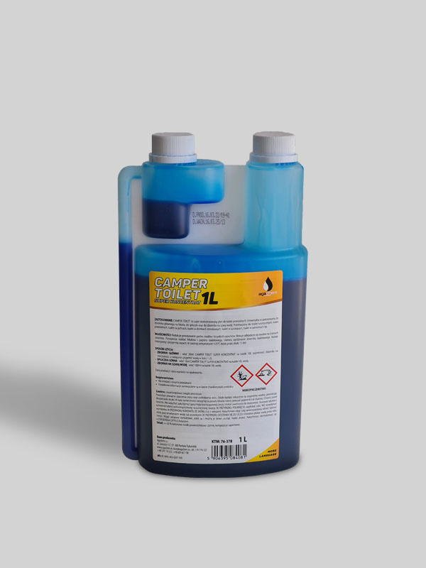 Agachem CAMPER TOILET 1 l 3in1 Superkonzentrat für Campingtoiletten