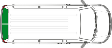 Thermoisolierung alle Fenster Renault Trafic III ab 2015, langer Radstand - Carbest Isoflex Thermomatten, 9-lagig, 8-teilig