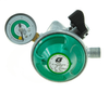 IGT Klik-On Reduzierstück Ø27 mit Manometer 30 mbar 1/4 LH Quick On Klik-On Flüssiggasflaschen Gaspol AmeriGas Nano BP