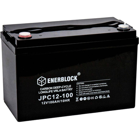 120AH LITHIUM LiFePO4 ENERBLOCK 12.8V Akku mit Heizmatte